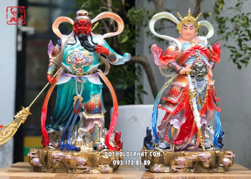 Tượng Quan Công Vi Đà hộ pháp được thờ trong một số ngôi chùa Phật giáo Bắc Tông