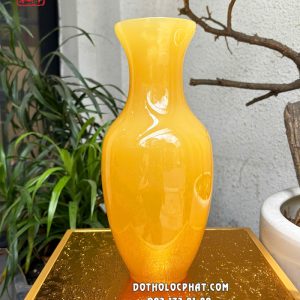 Bình bông (lọ hoa) thờ cúng đá ngọc Hoàng Long phong cách tối giản