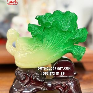 Bắp cải phong thủy như ý đế đồng xu bách phúc lâm môn