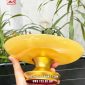 Dĩa trái cây thờ cúng khắc chữ Phật bằng bột đá thạch anh