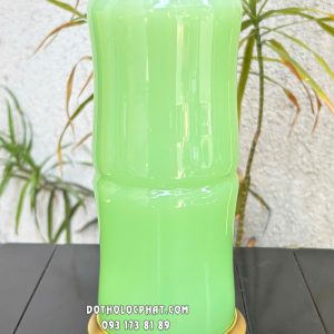 Ống trúc đựng nhang màu xanh ngọc bích bằng bột đá