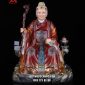 Tượng Bà Tổ Cô ngồi bệ đá bột đá nâu