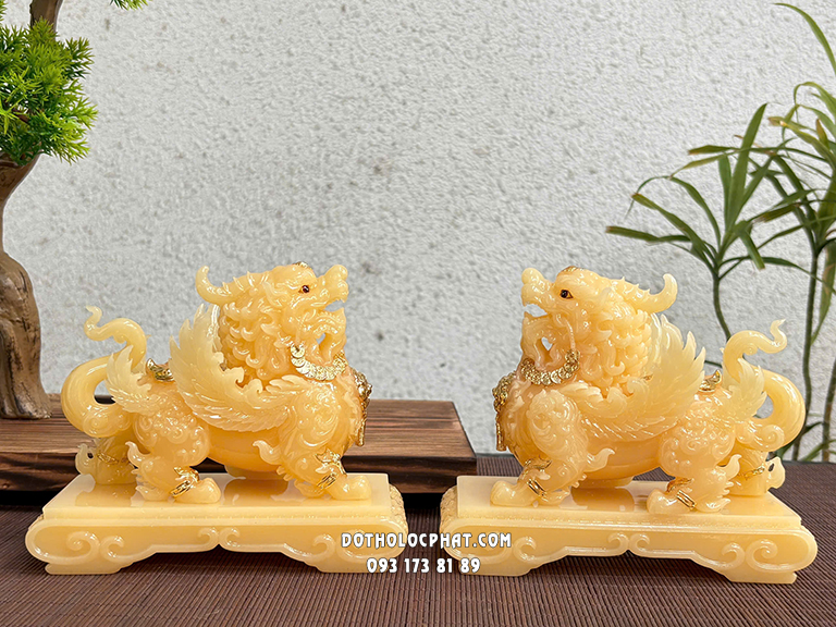 Tỳ Hưu Thiên Dực Ngậm Tiền Vàng Thạch Anh THPT-040
