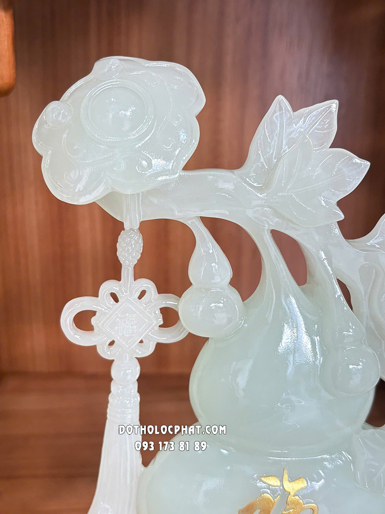 Hồ Lô Phong Thủy Xanh Ngọc Phúc Mãn Đường HLPT-003